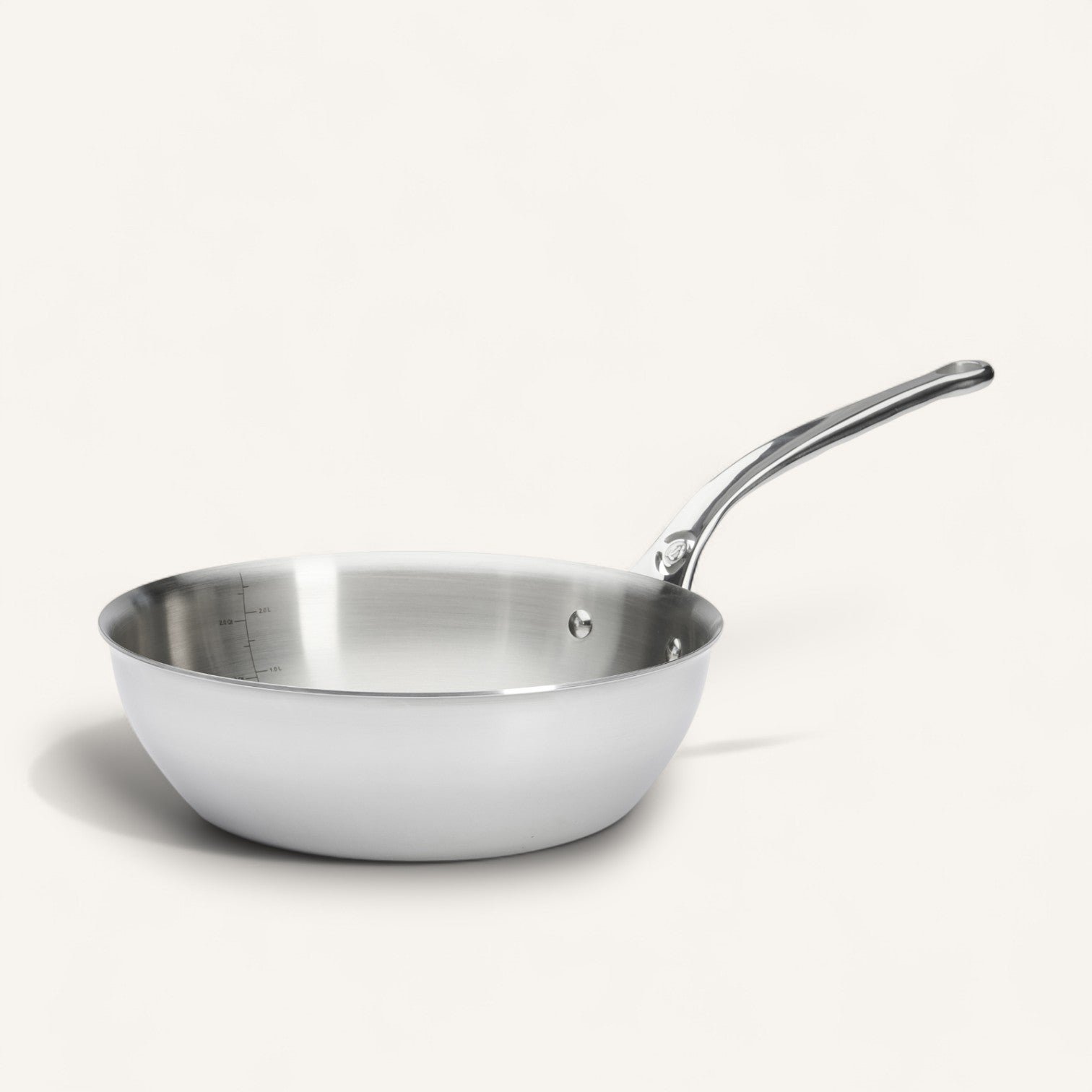 3736-24_packshot_1_d63d2cf4-8fee-4495-997b-5e4cd90678c6 AFFINITY 5-ply Stainless Steel Rounded Sauté Pan - Image 1