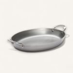 MINERAL B Carbon Steel Oval Roasting Pan