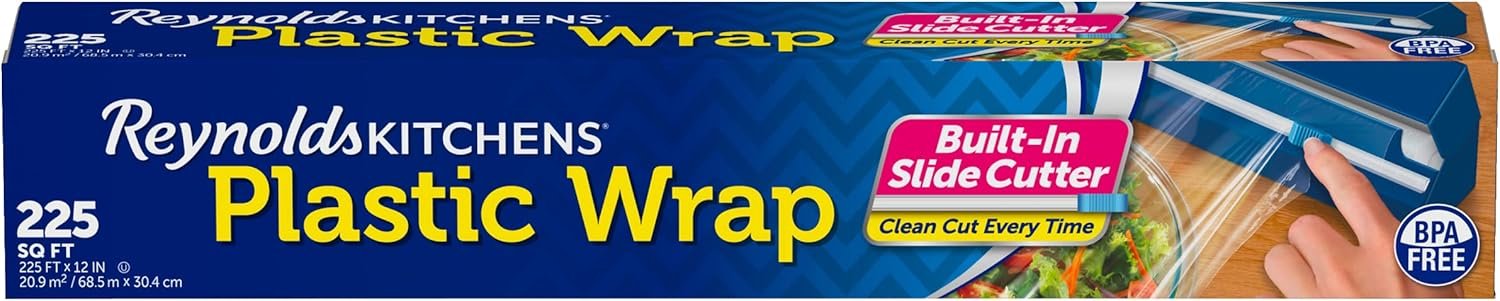 71ISqzFOwML._AC_SL1500_ Reynolds Kitchens Quick Cut Plastic Wrap, 225 Square Feet - Image 1