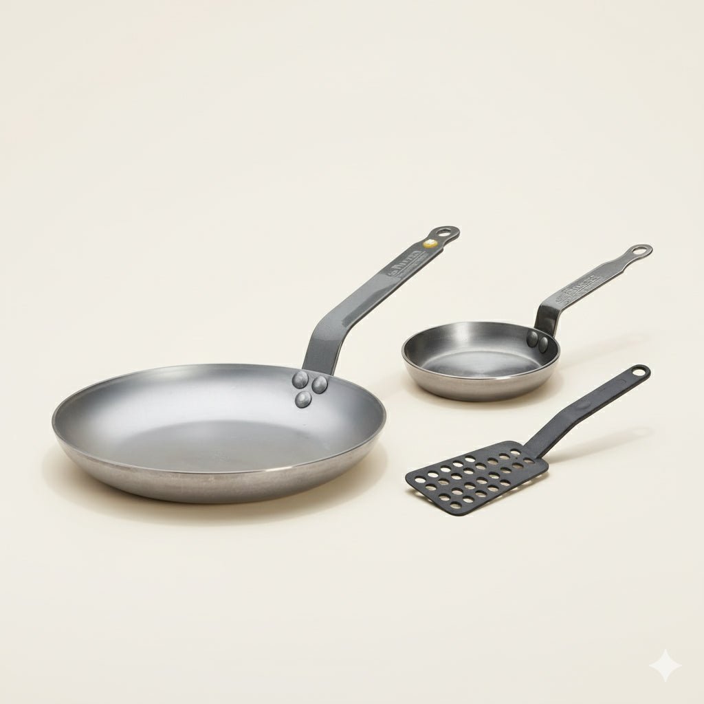 B5611.03-1 MINERAL B Classic Carbon Steel Ultimate Egg Kit - Image 1