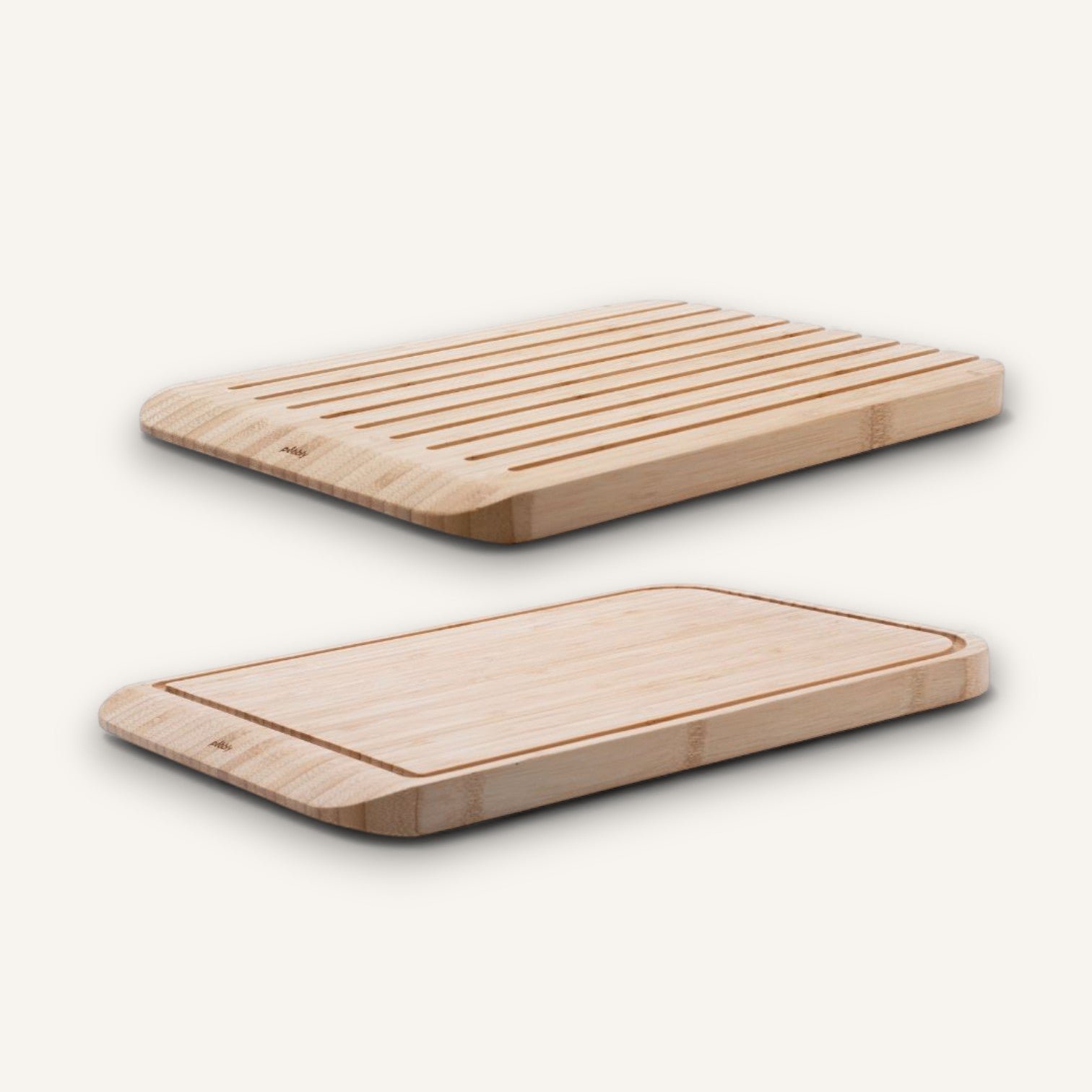 NBA220_packshot1 Bamboo 2-in-1 Reversible Cutting & Bread Board - Image 1