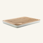 Bamboo Bread Board with Cutting Grooves